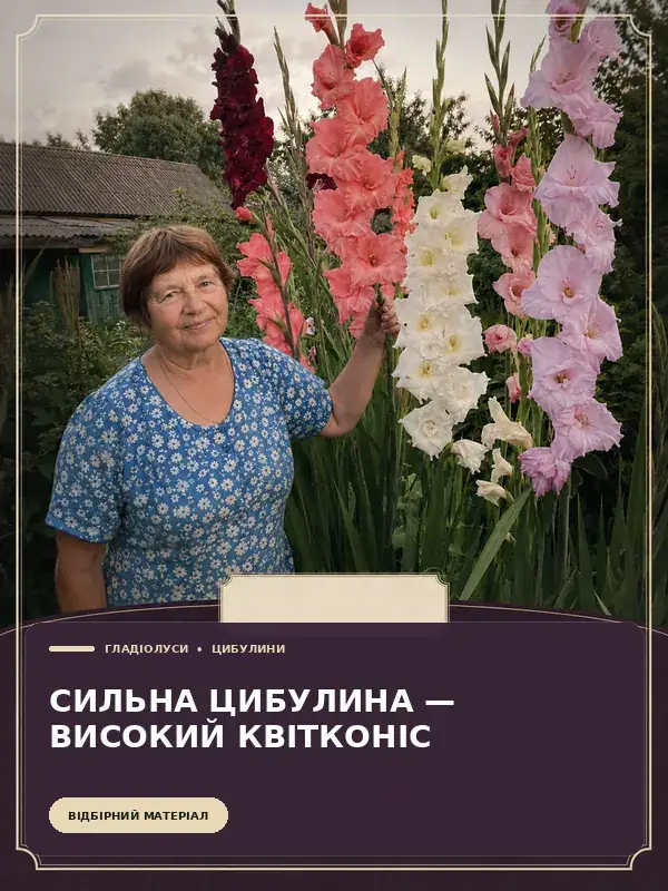 Реклама гладіолусів